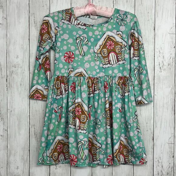 Girls 6-7 Halloween Christmas 11 Piece Dress PJ Pant Shirt Bundle Pumpkins - Picture 10 of 13